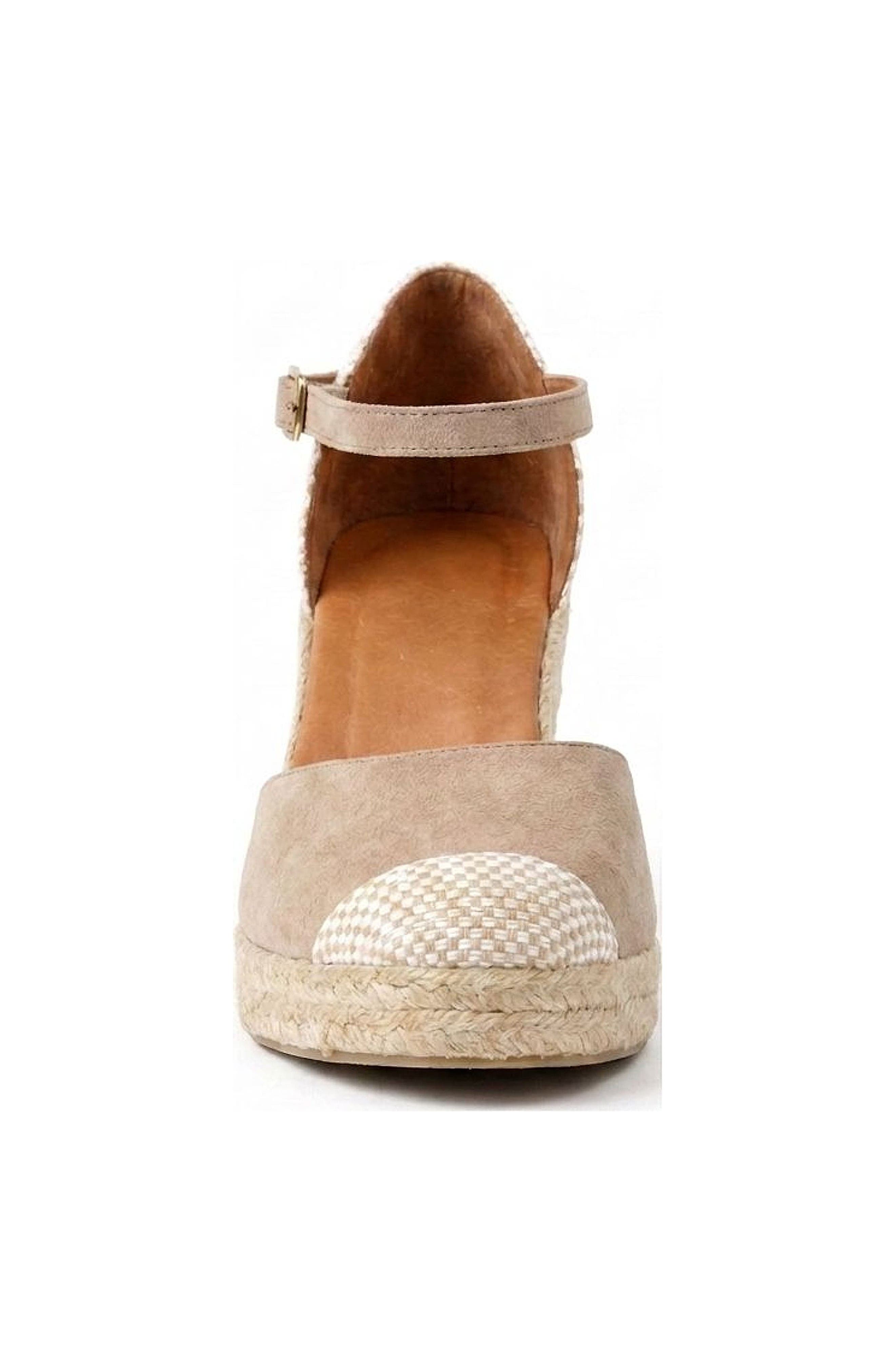 Jimena High-Strap All Black Espadrille, Alternate, color, Taupe