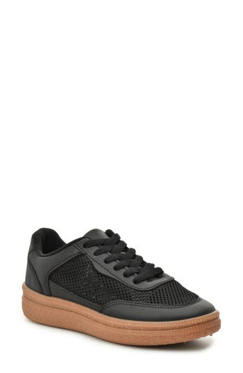 NICOLE MILLER NICOLE MILLER LOW TOP MESH SNEAKER 