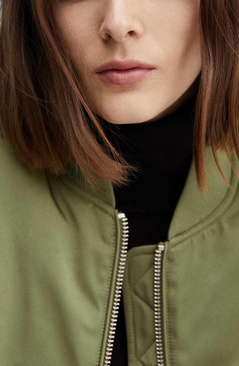 MANGO Oversize Bomber Jacket, Alternate, color,