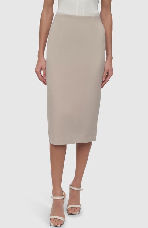 Pull-On Pencil Skirt