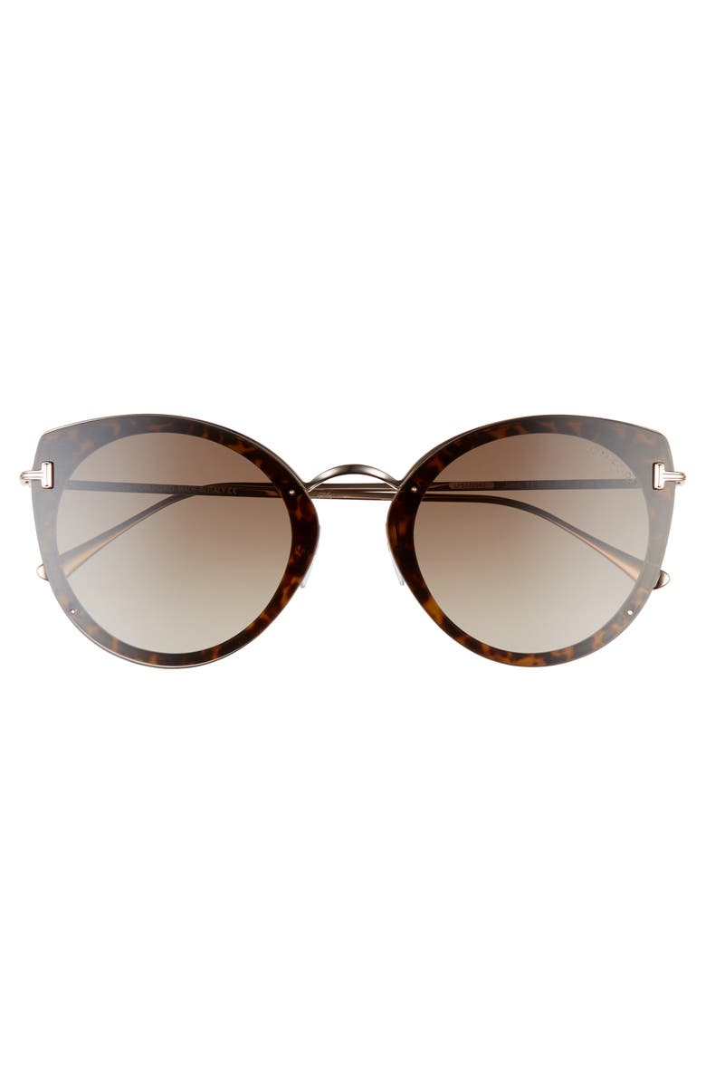 TOM FORD 63mm Cat Eye Sunglasses, Alternate, color,