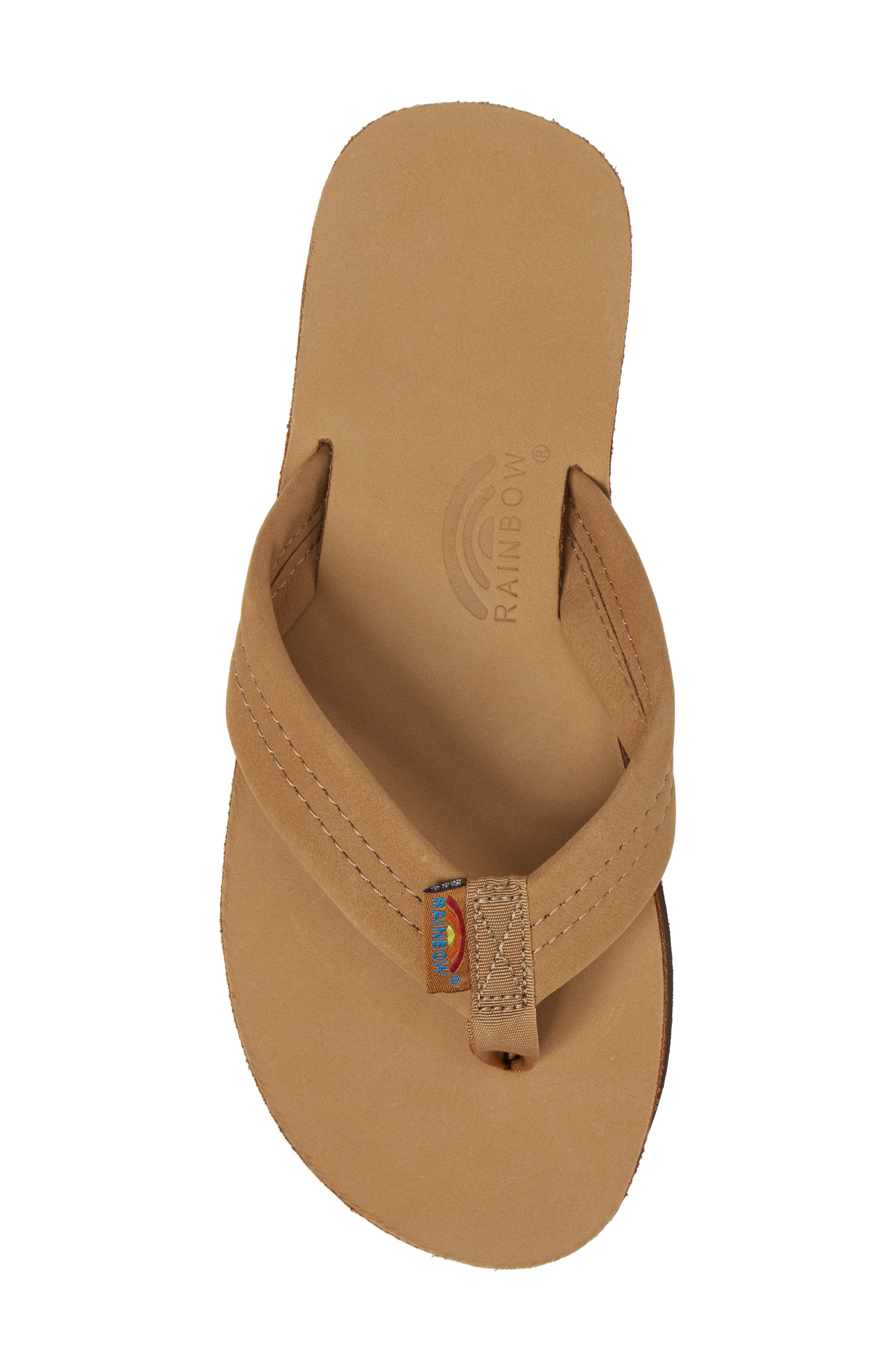 Rainbow<sup>®</sup> Rainbow Leather Sandal, Alternate, color, Sierra