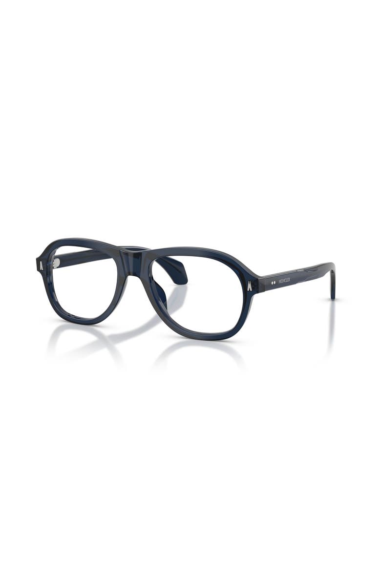 55mm Rectangle optical glasses, Main, color, Blue