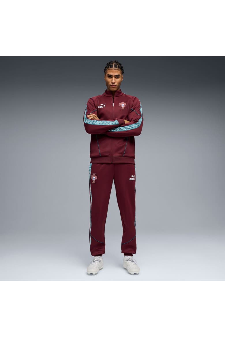 Men's Puma Maroon Portugal National Team King Anthem Pants, Alternate, color, Maroon