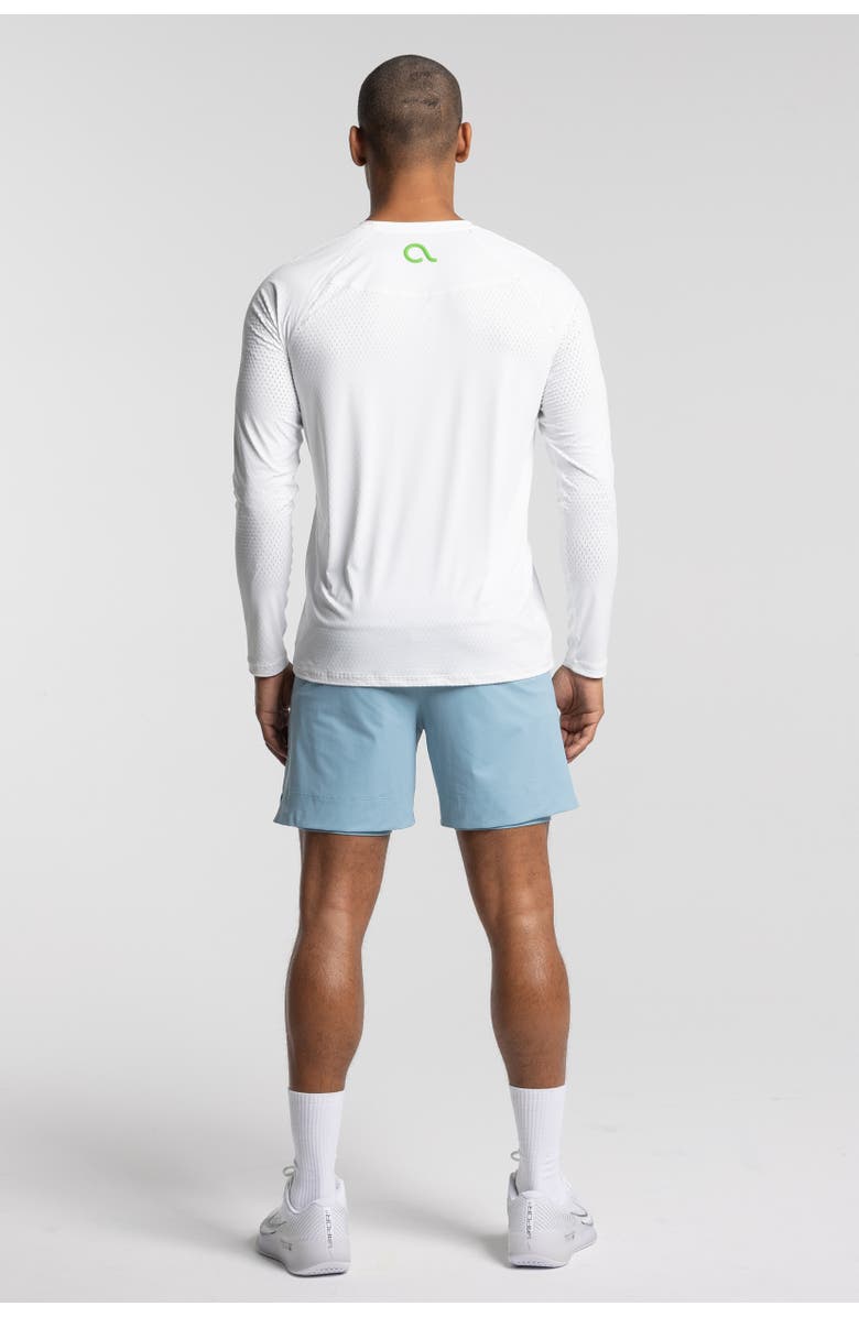 AVI Performance Pickleball Long Sleeve, Alternate, color, White Lotus