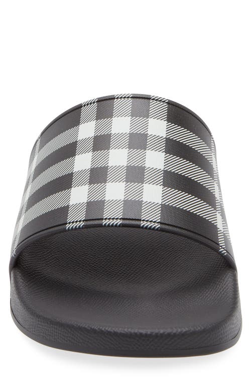Burberry Furley Check Slide Sandal In Calico Check