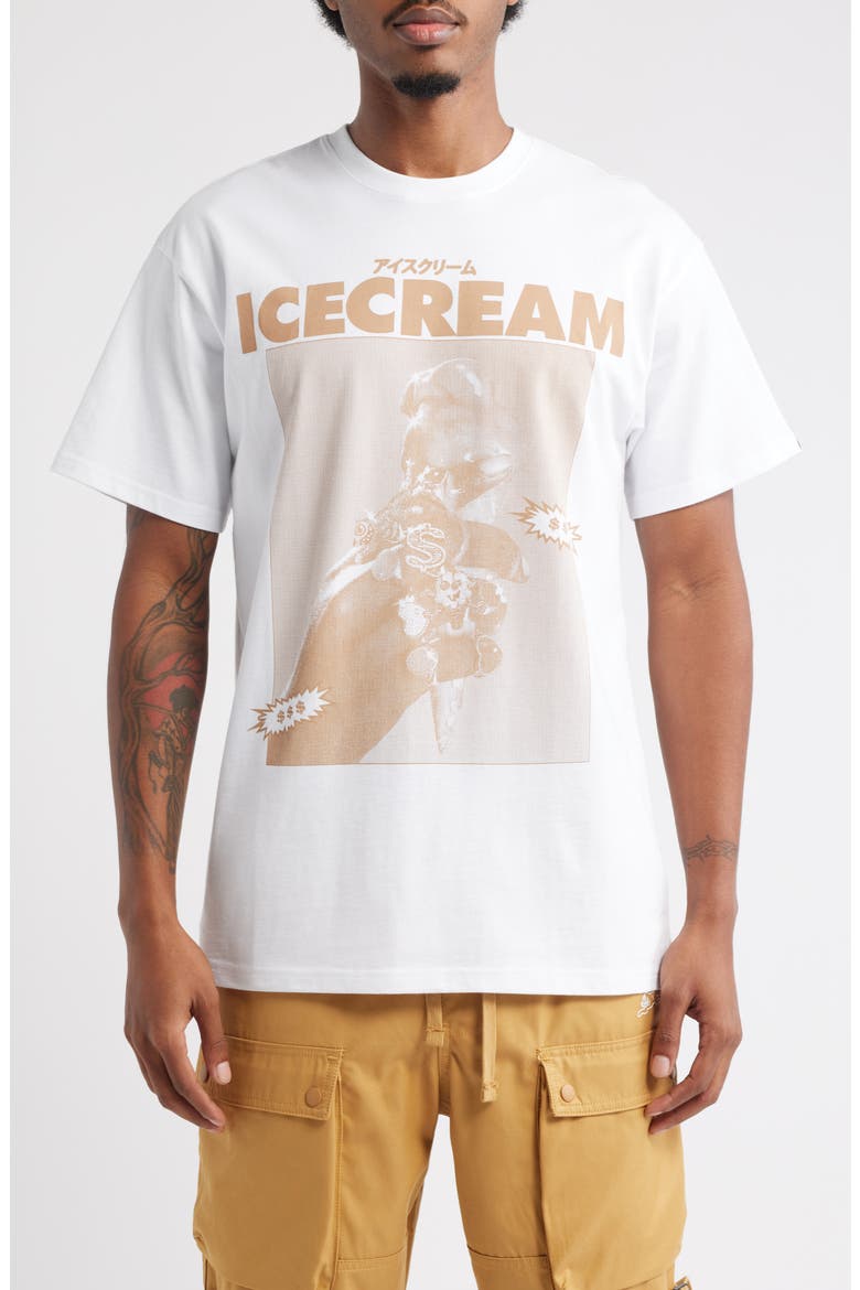Sip Cotton Graphic T-Shirt, Main, color, WHITE