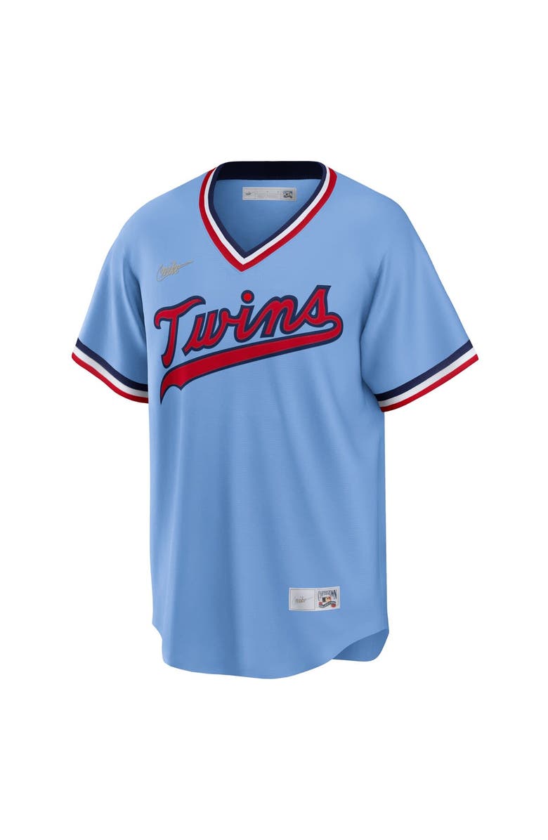 Nike Men's Nike Light Blue Minnesota Twins Road Cooperstown Collection Team Jersey, Alternate, color, Light Blue