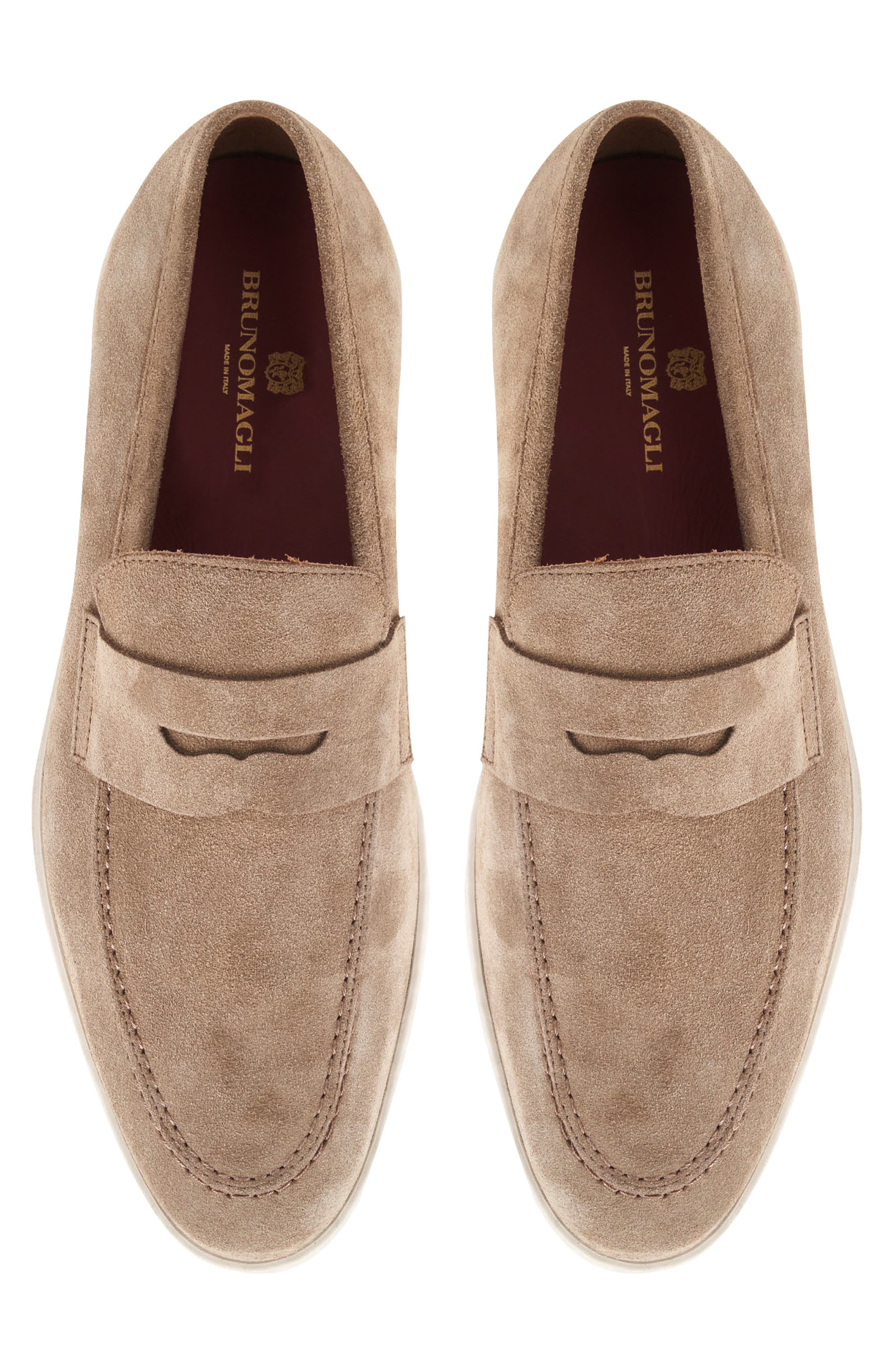 Prato Penny Loafer, Alternate, color, TAUPE SUEDE