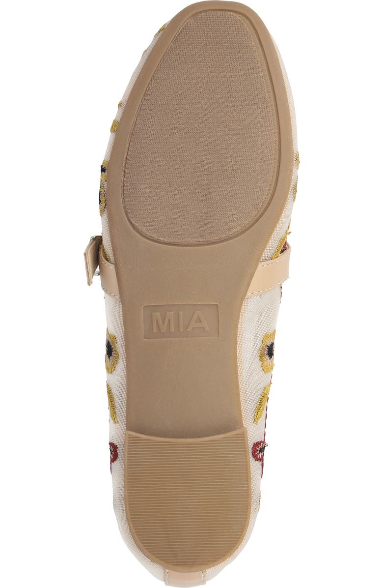 MIA Bluet Embroidered Mesh Mary Jane Flat, Alternate, color, Pink/ Black