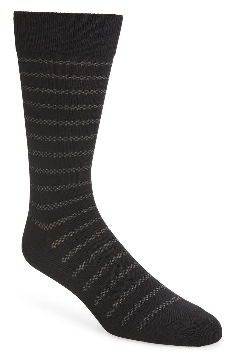 Nordstrom Men's Shop Mini Stripe Ultrasoft Socks, Main, color,