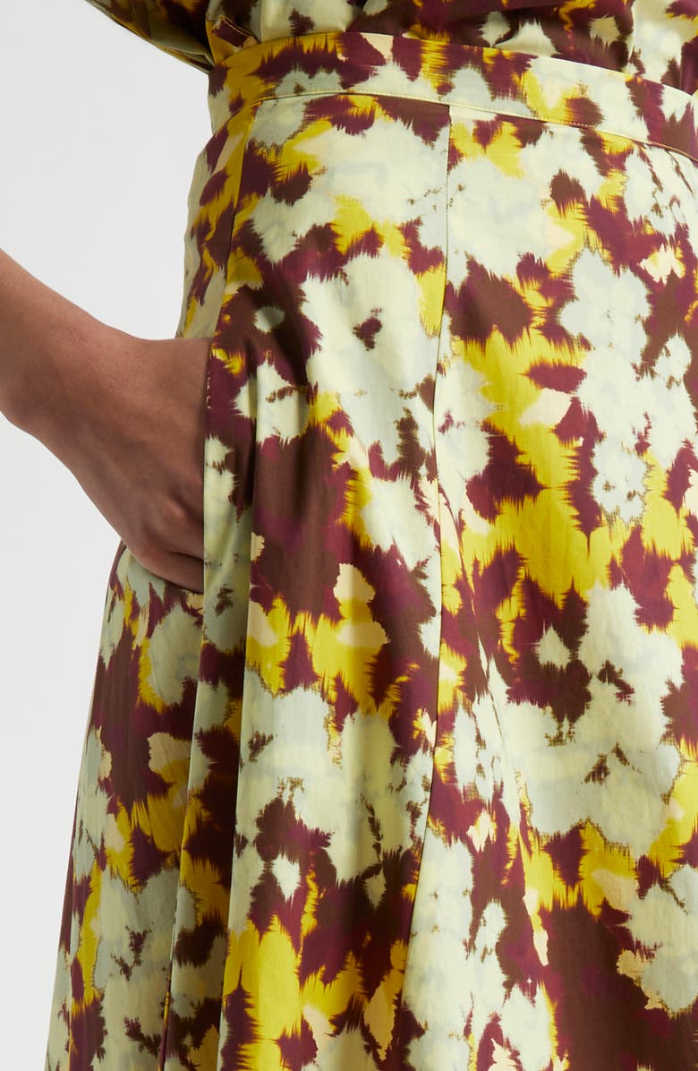 Ulla Johnson Vianne Floral Cotton Skirt, Alternate, color, 