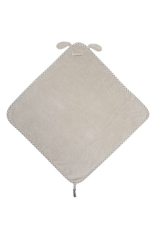 Stephen Joseph Kids' Hooded Bath Towel In Gray