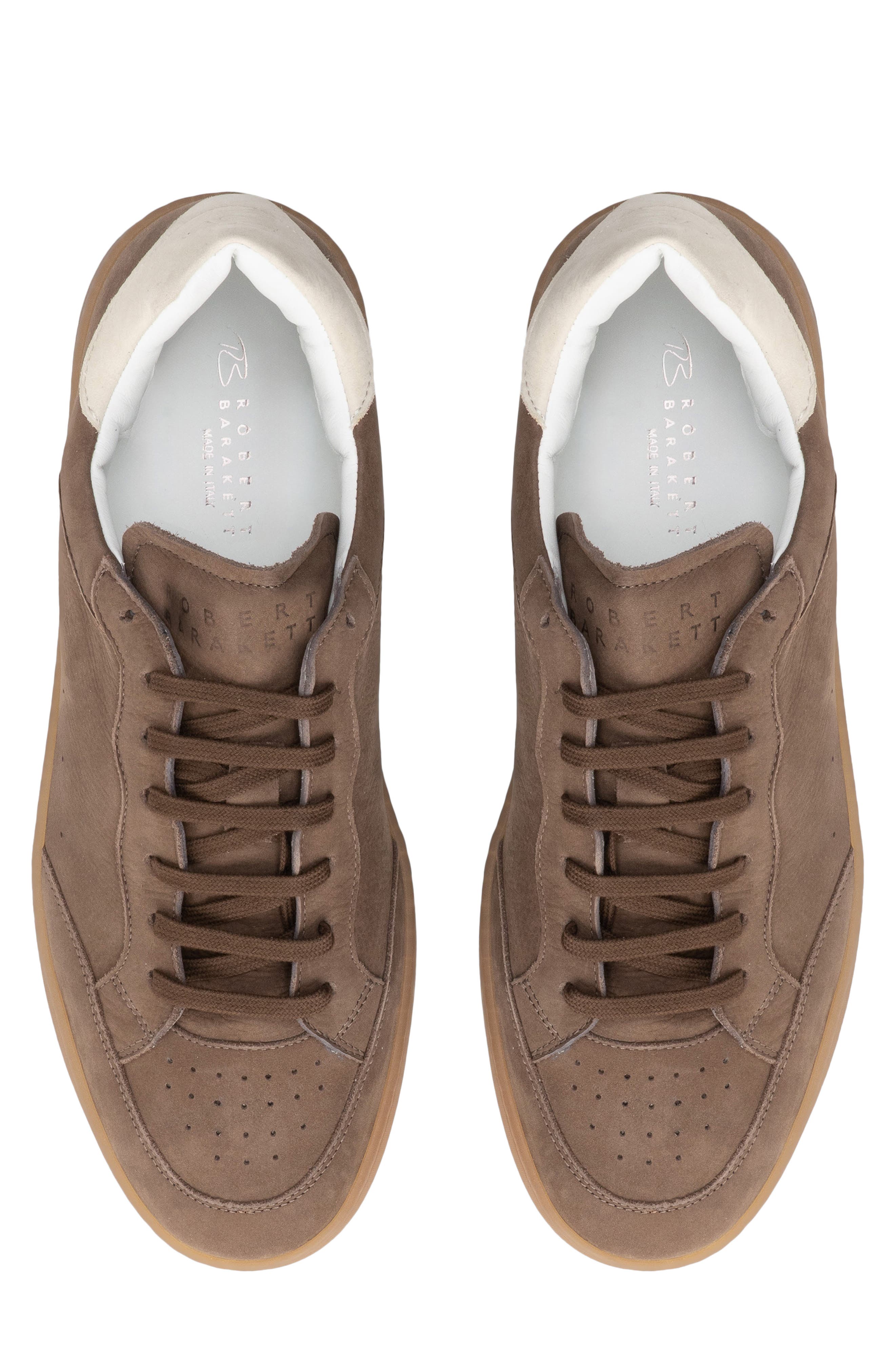 Rodney Court Leather Sneaker, Alternate, color, TOBACCO