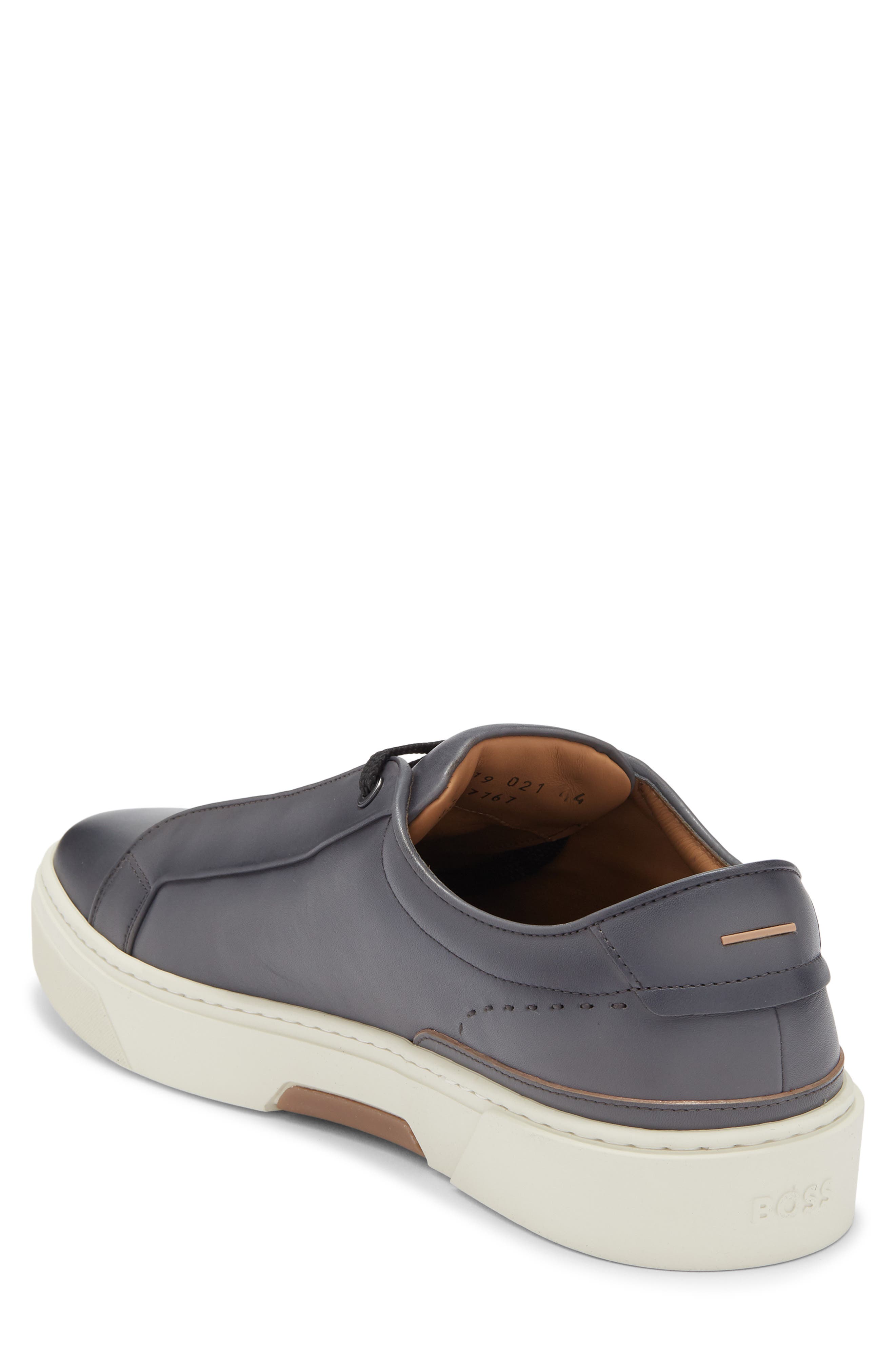 BOSS Gary Tenn Sneaker, Alternate, color, Dark Grey