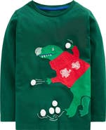 Mini Boden Kids' 3D Novelty Long Sleeve Cotton T-Shirt