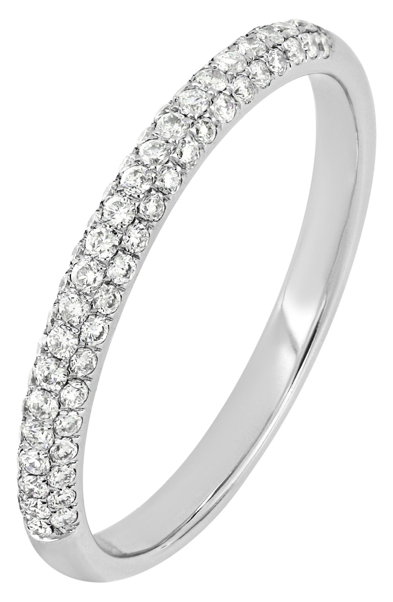Bony Levy Varda Diamond Thin Domed Band Ring (Nordstrom Exclusive)