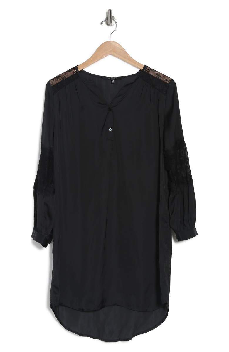 19 Cooper Lace Sleeve Shirt Dress, Alternate, color, 
