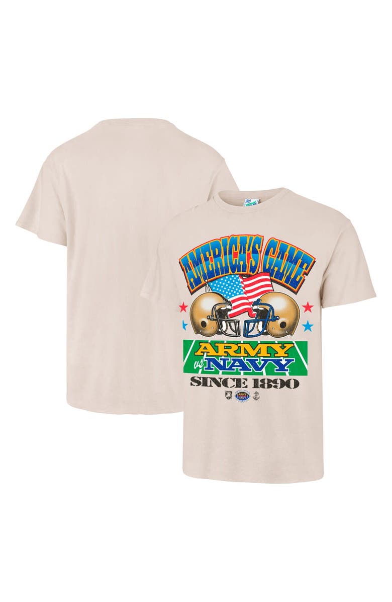 '47 Men's '47 Cream Army/Navy Game Retro T-Shirt, Main, color, 