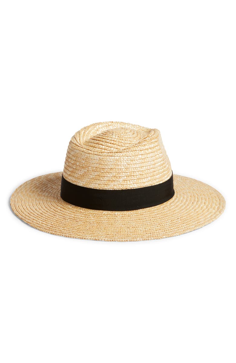 Brixton Joanna Straw Hat, Alternate, color, Honey