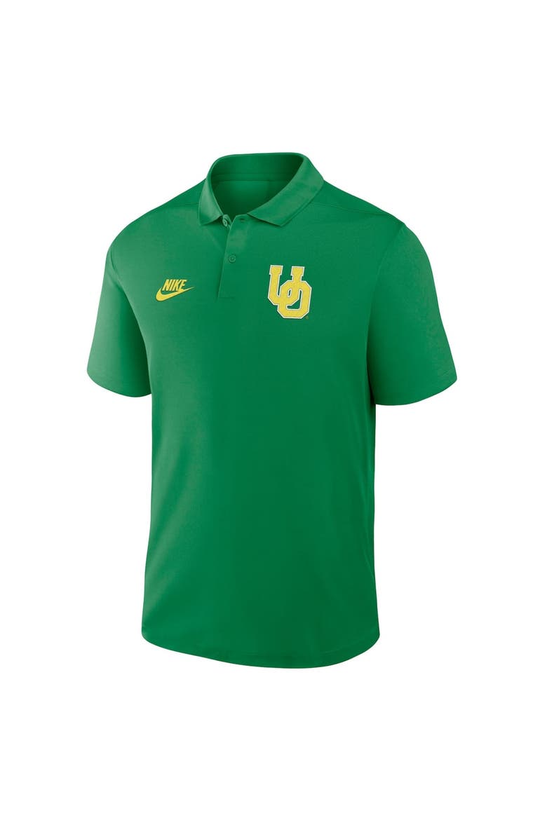 Men's Nike Green Oregon Ducks Primetime Victory Legacy Vault Logo Performance Polo, Alternate, color, Green