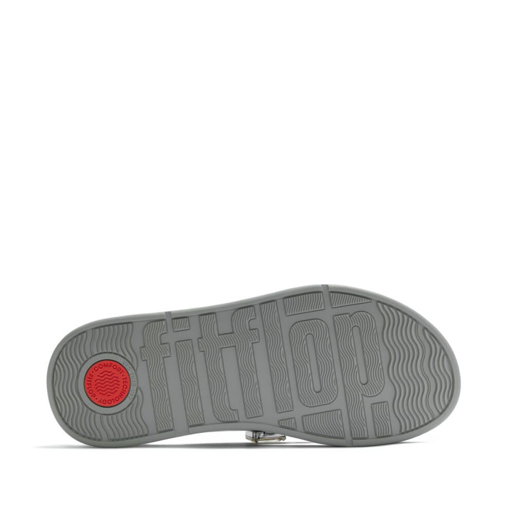 FitFlop F-Mode Ultra Toe Post Sandal, Alternate, color, Silver