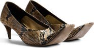 Khaite Marlene Foldable Square Toe Pump