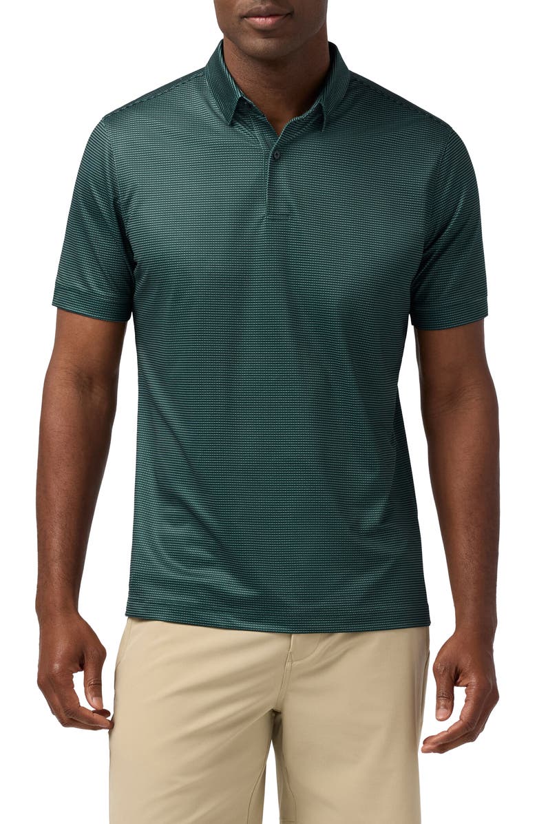 Mizzen+Main Halyard Trim Fit Performance Polo, Main, color, Pine Drop Shadow