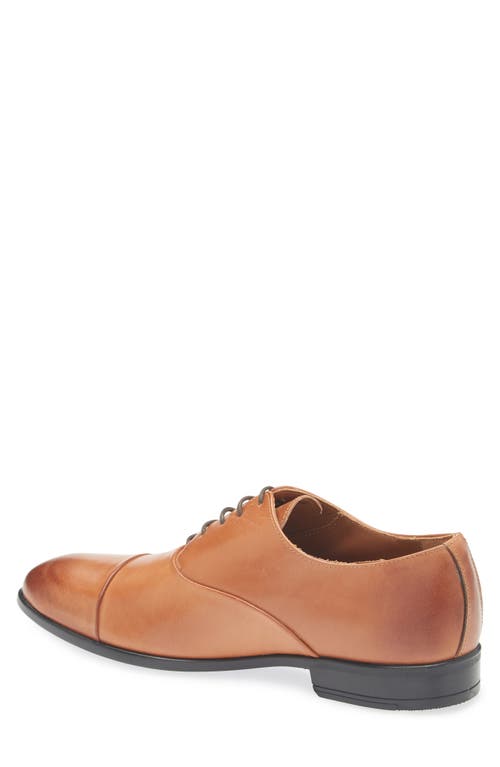 Bruno Magli Ricci Leather Oxford In Cognac