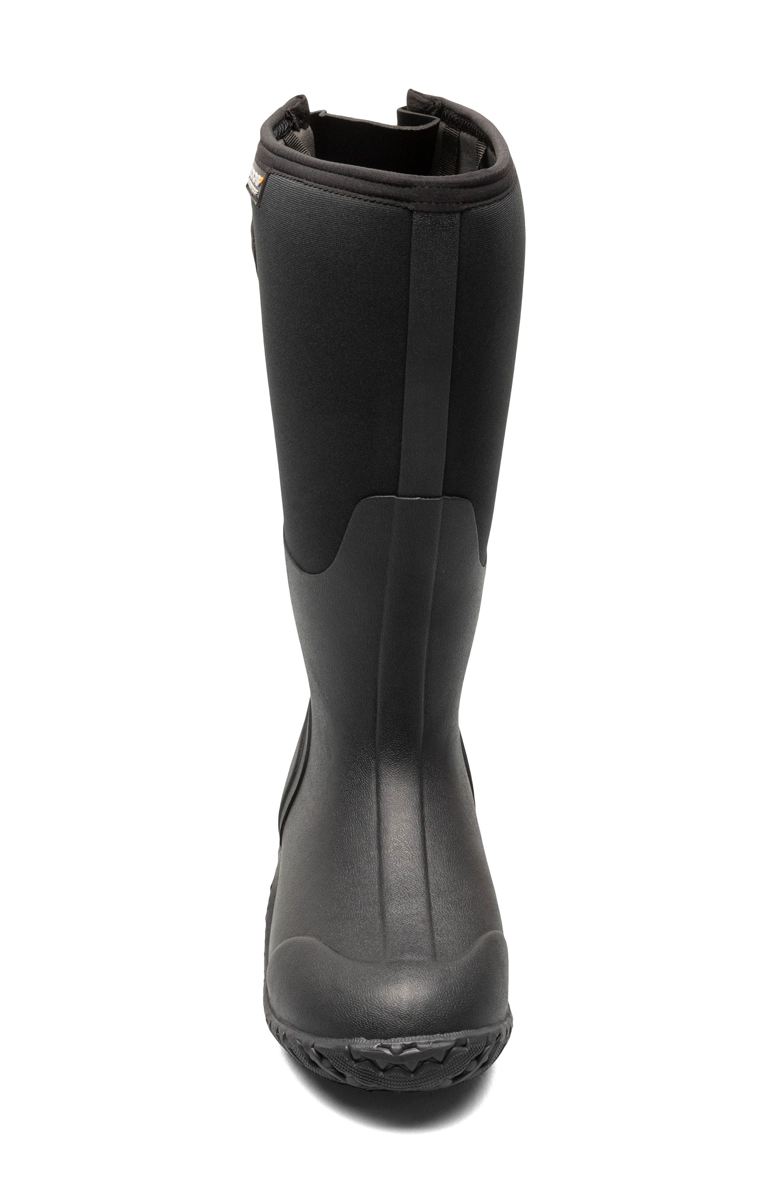 Mesa Insulated Adjustable Calf Waterproof Boot, Alternate, color, BLACK