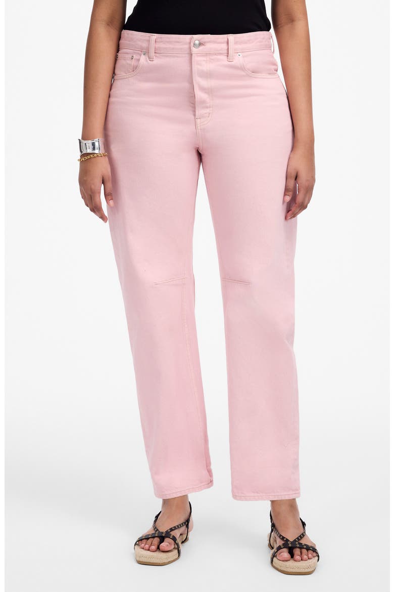 The Darted Barrel-Leg Jeans, Alternate, color, SUBTLE BLOSSOM