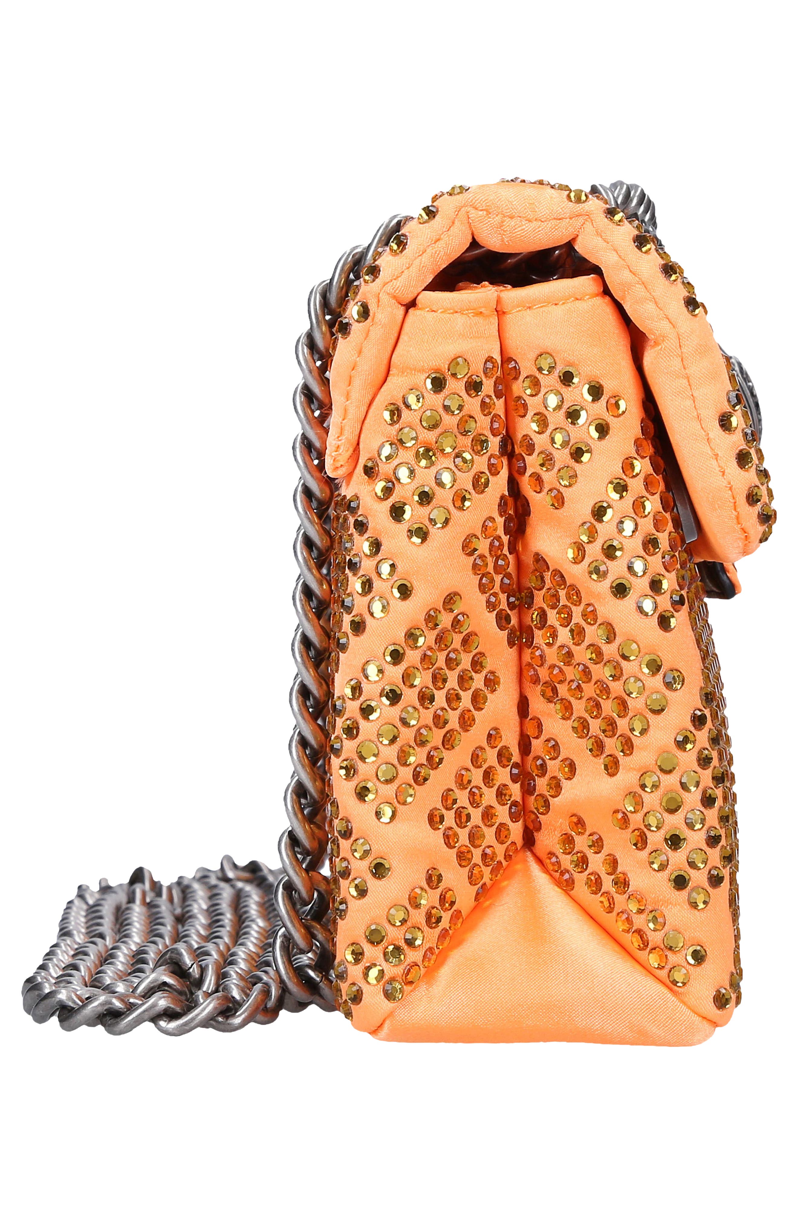 Kurt Geiger London Mini Kensington Embellished Fabric Convertible Crossbody Bag, Alternate, color, 