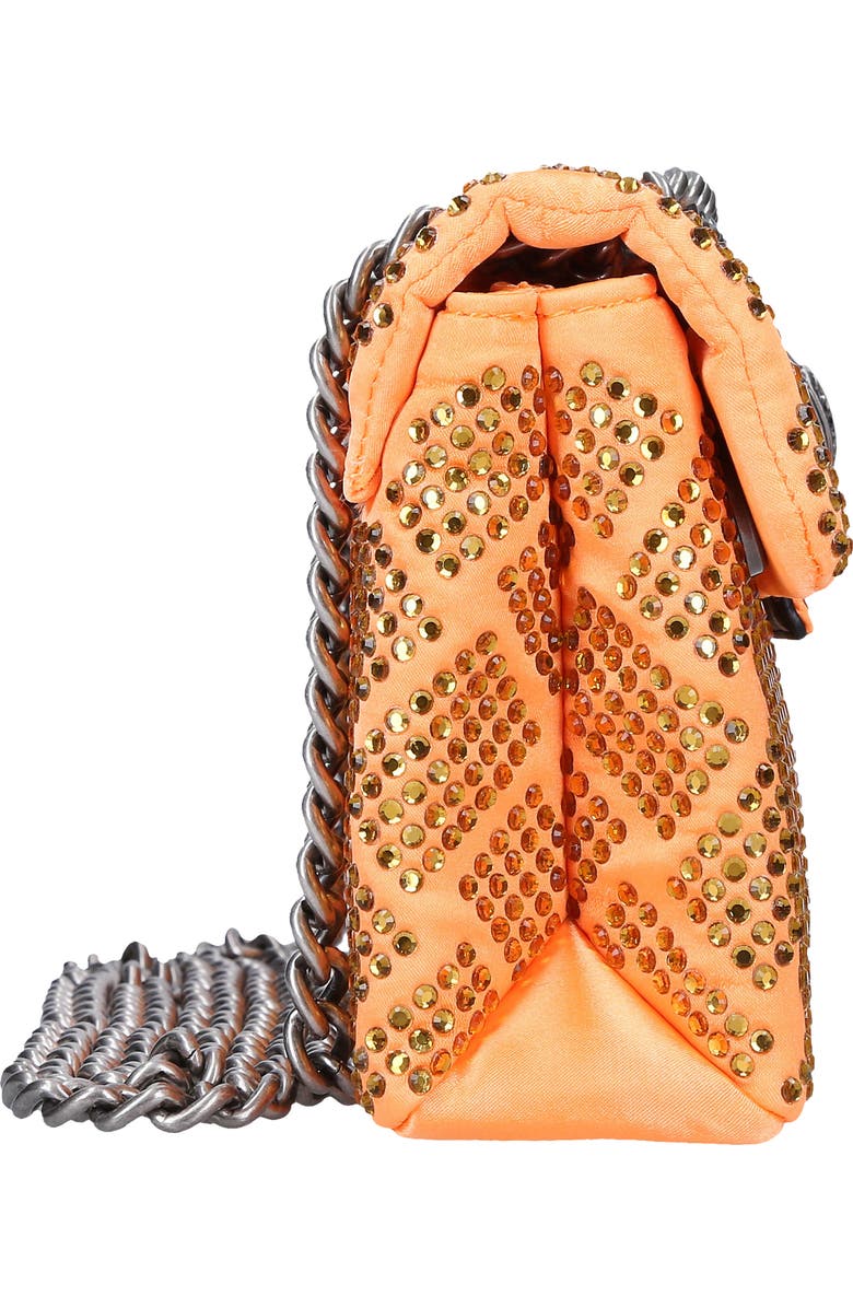 Kurt Geiger London Mini Kensington Embellished Fabric Convertible Crossbody Bag, Alternate, color,