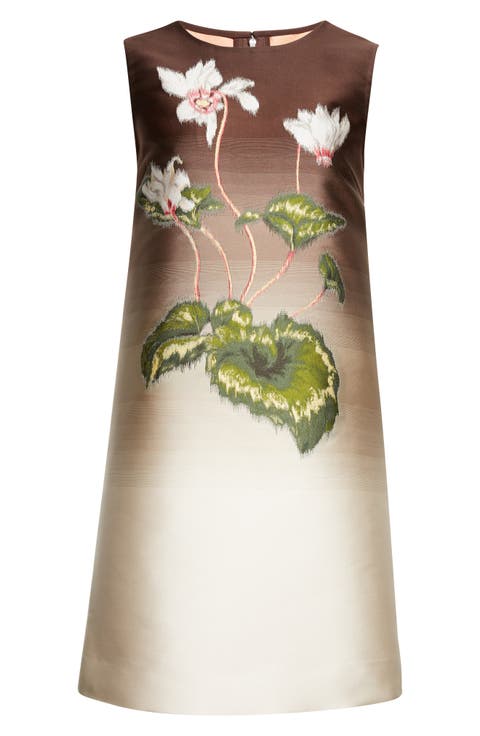 Chiné Cyclamen Sleeveless Dress