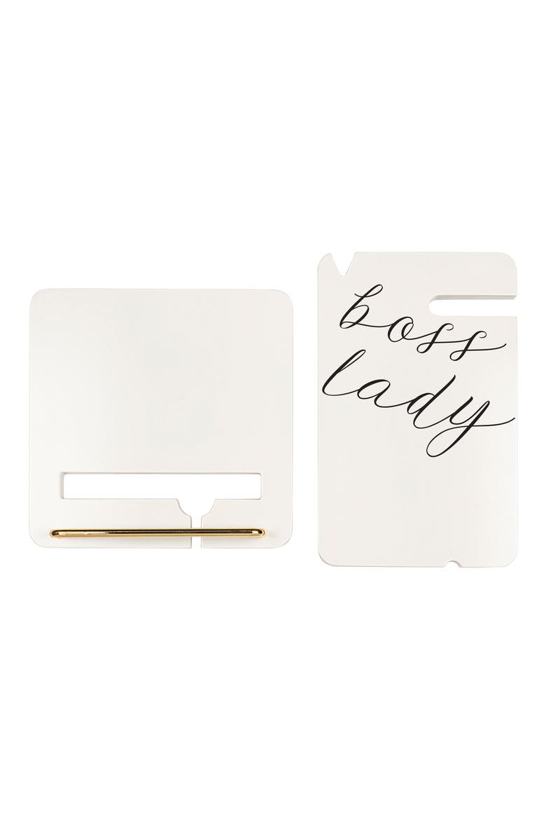 Boss Lady Lacquer Docking Station, Alternate, color, WHITE