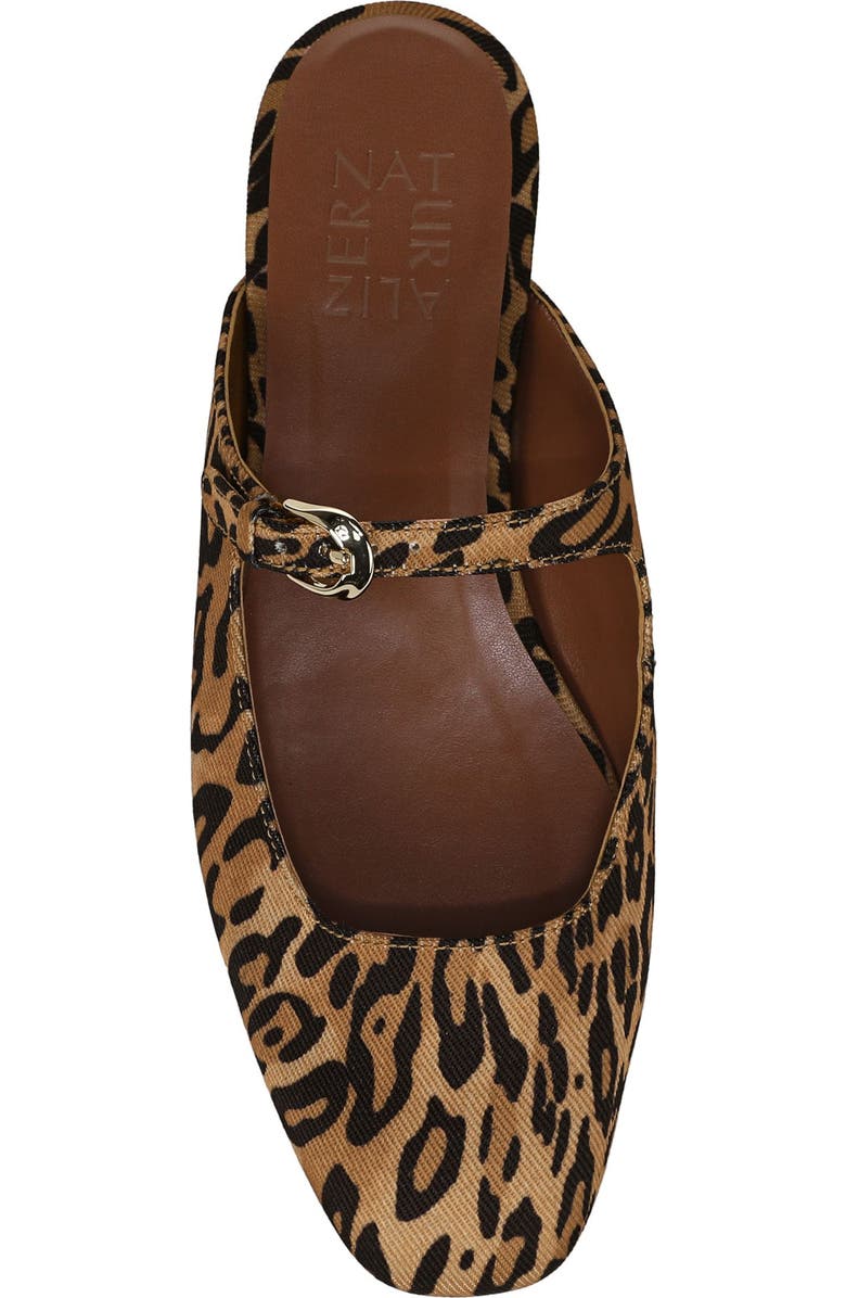 Naturalizer Apple Mary Jane Mule, Alternate, color, Dark Brown Leopard