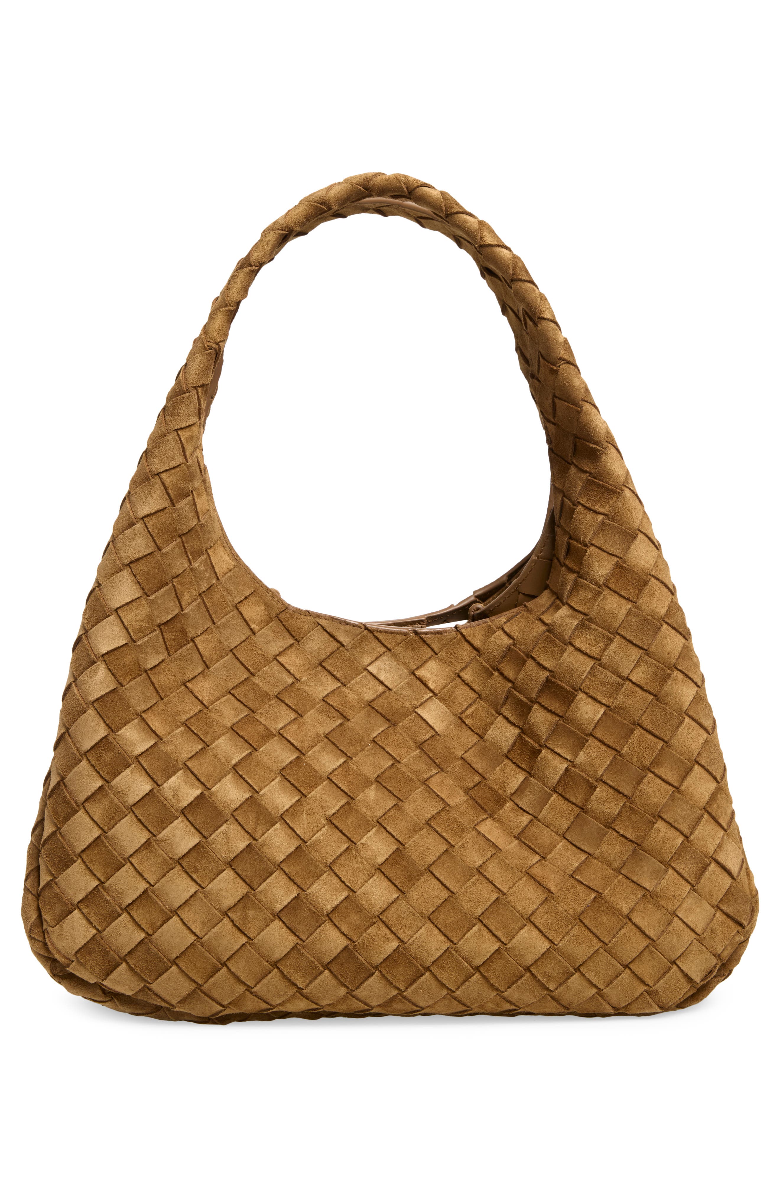 Medium Campana Leather Shoulder Bag, Alternate, color, 9874 DARK CARAMEL 20-MB