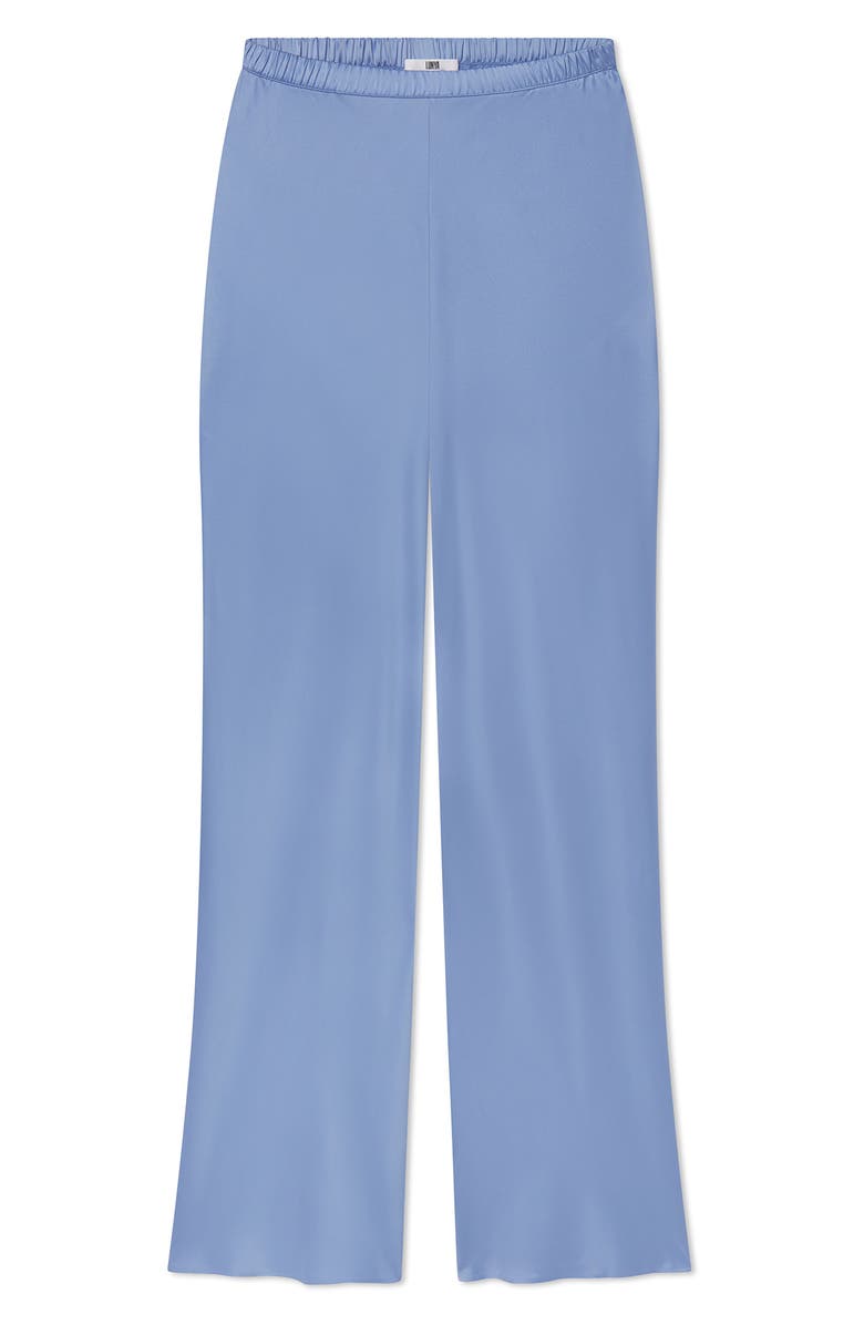 Lunya Bias Cut Washable Silk Pajama Pants, Main, color, Half-Light Periwinkle
