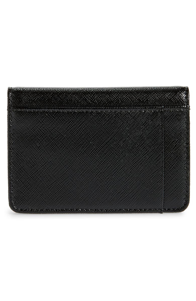 Nordstrom Ruby Saffiano Leather Cardholder, Alternate, color, 