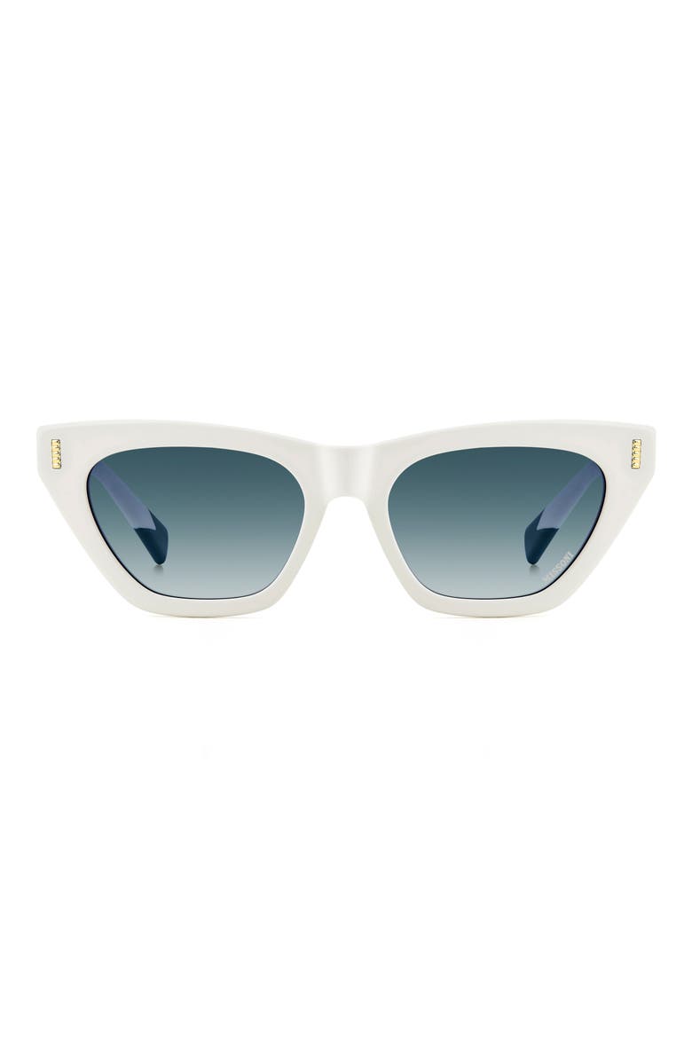 54mm Cat Eye Sunglasses, Main, color, IVORY