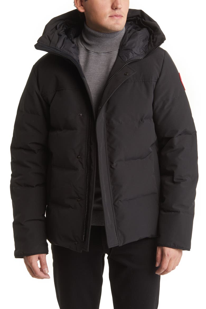 Macmillan Water Repellent 625 Fill Power Down Parka, Main, color, BLACK