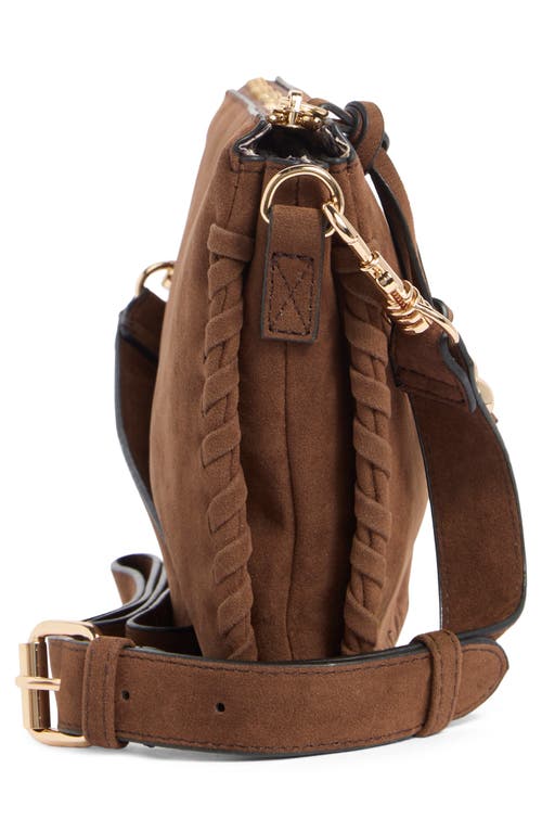 Collection Xiix Whipstitched Triple Compartment Crossbody Bag In Brown