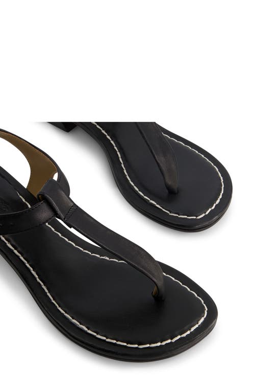 Bernardo Goya T-strap Sandal In Black
