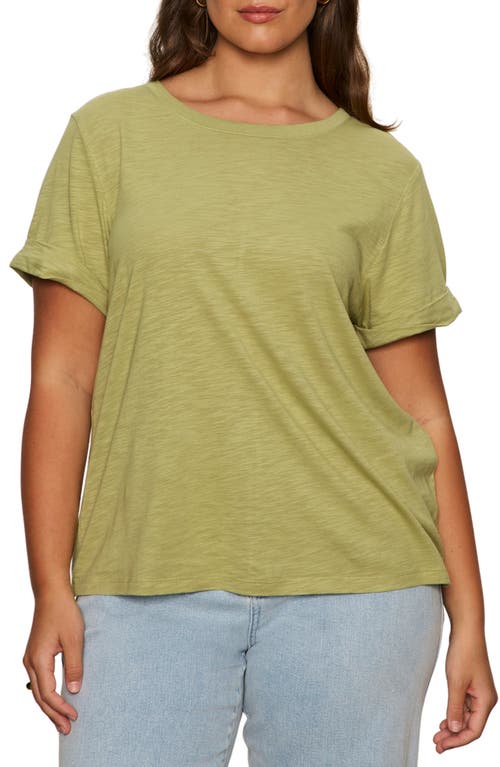 Sanctuary Perfect Roll Sleeve Cotton T-shirt