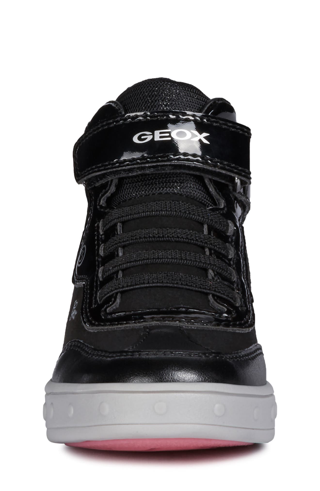 Geox Skylin Sequin Light-Up High Top Sneaker, Alternate, color, 