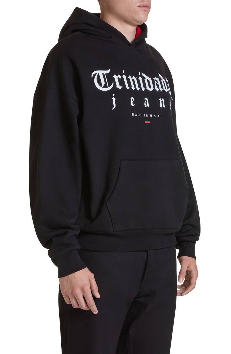 Trinidad3 Logo Cotton Graphic Hoodie, Alternate, color, 