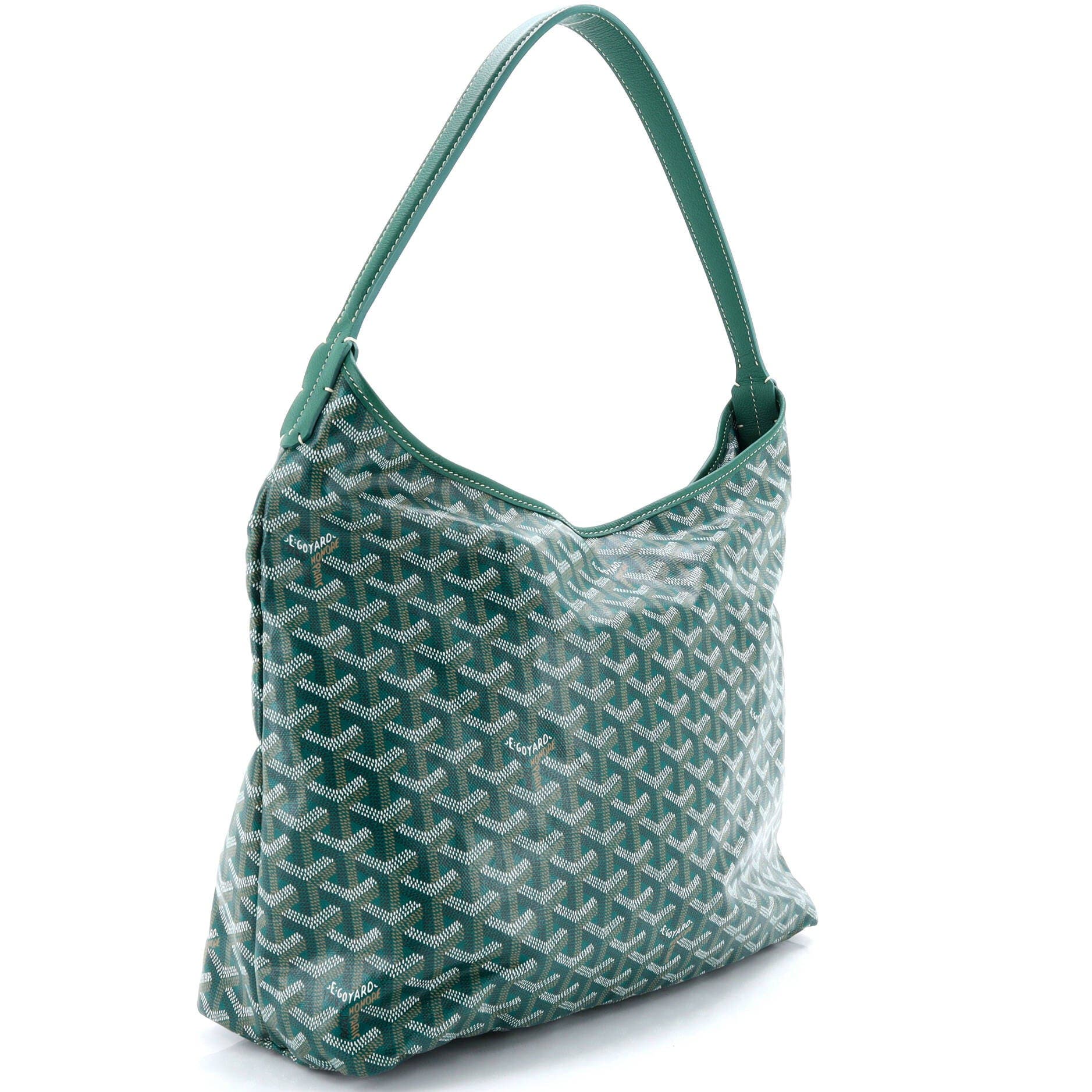 Pre-Owned Goyard Boheme Hobo Coated Canvas, Alternate, color, 
