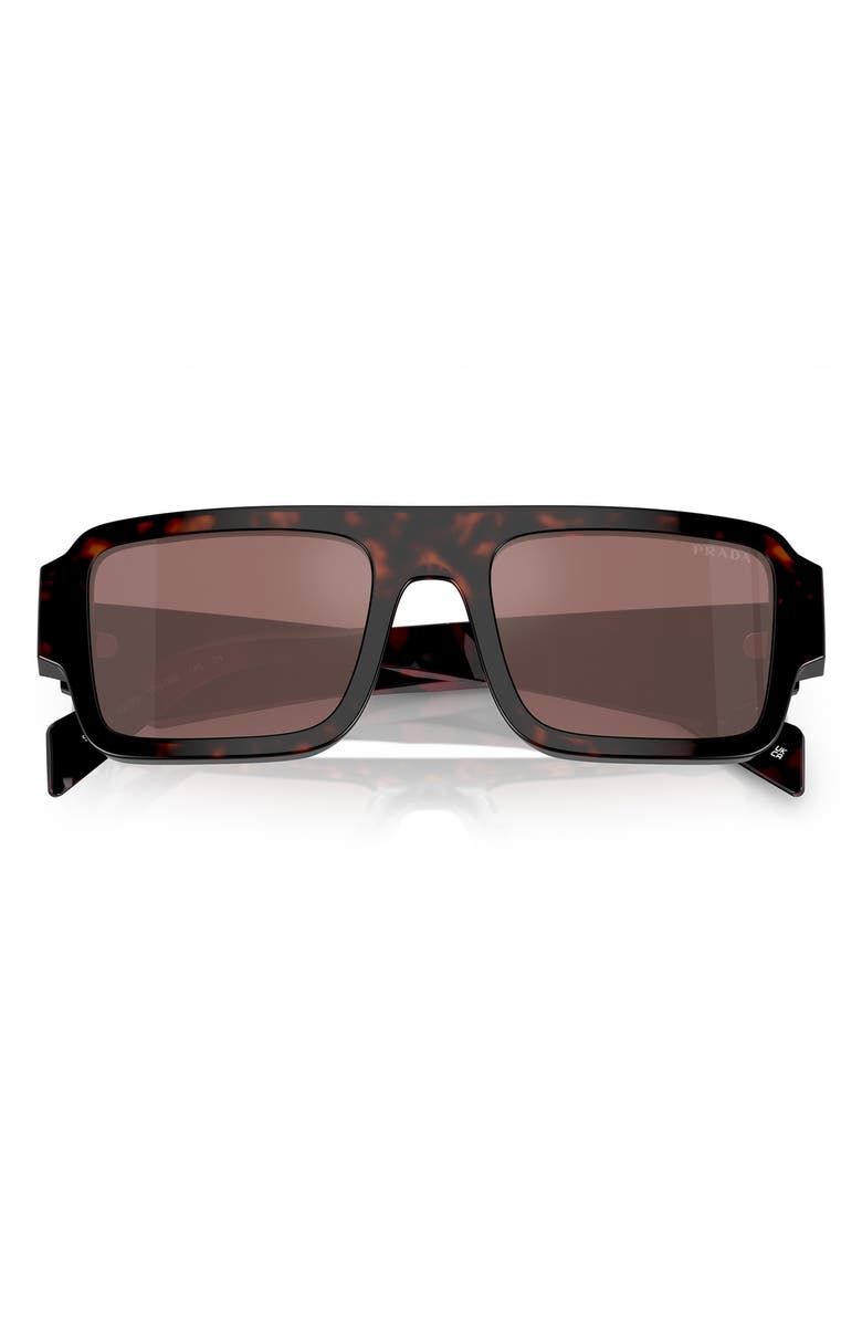 Prada 53mm Rectangular Sunglasses, Main, color,