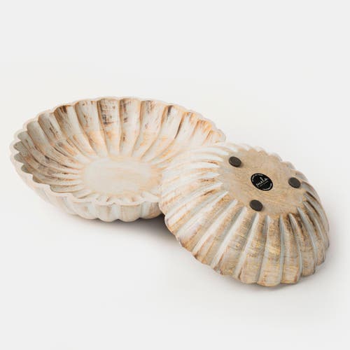 Mela Artisans Scallop Serenity Bowls