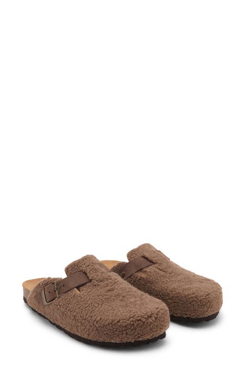 Faux Shearling Clog (Women)